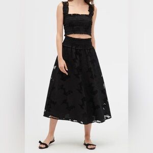 Hill House Black Midi Dress